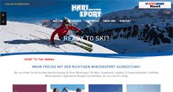 Desktop Screenshot of harisport.ch