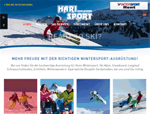 Tablet Screenshot of harisport.ch